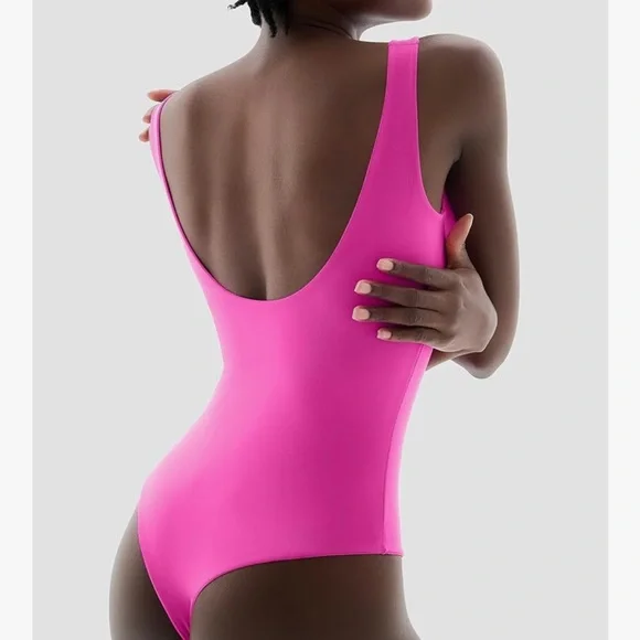 Pink One Piece Med Bodysuit - Picture 4 of 8